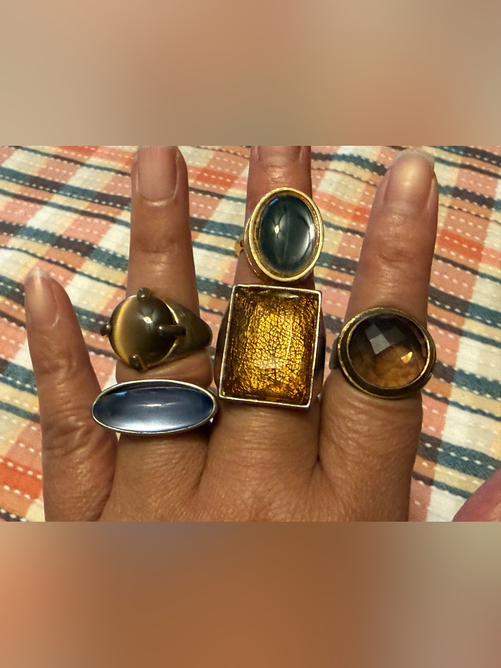Nine West, Banana  Republic, kcl Statement Ring Lot of 5 - Women Accessories